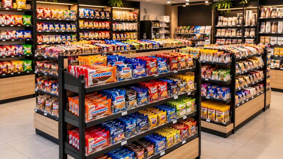 Snacks y productos para máquinas vending