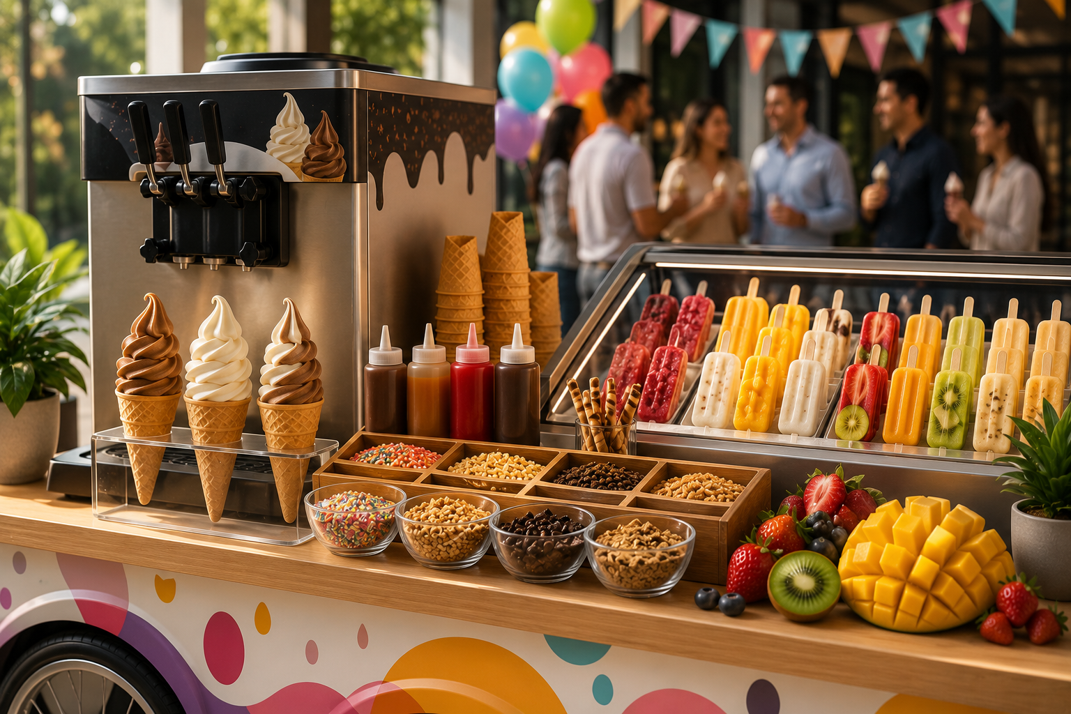 Estaciones de Helados Gourmet y Paletería