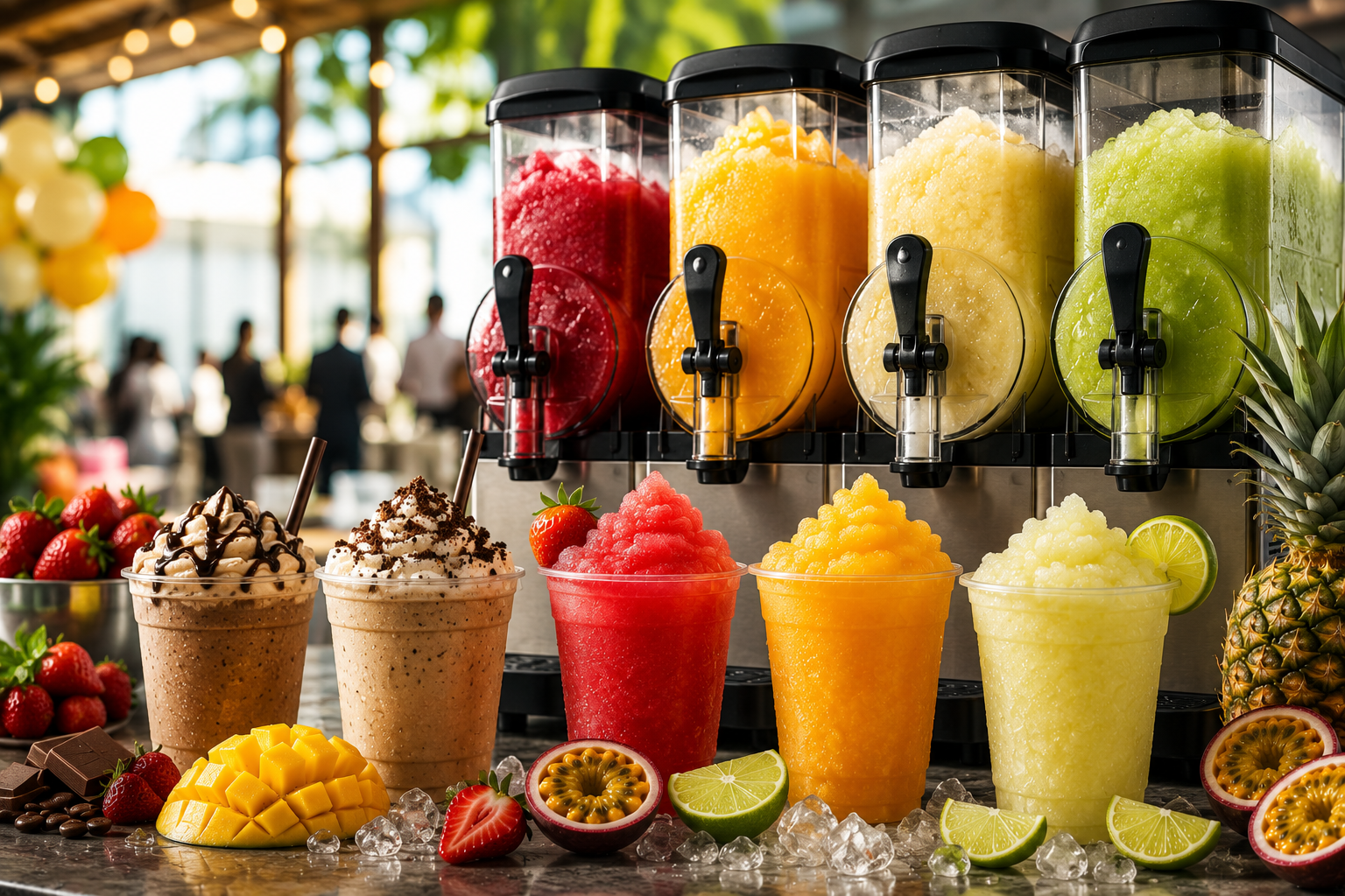 Estaciones de Granizados Frutales y Frappés